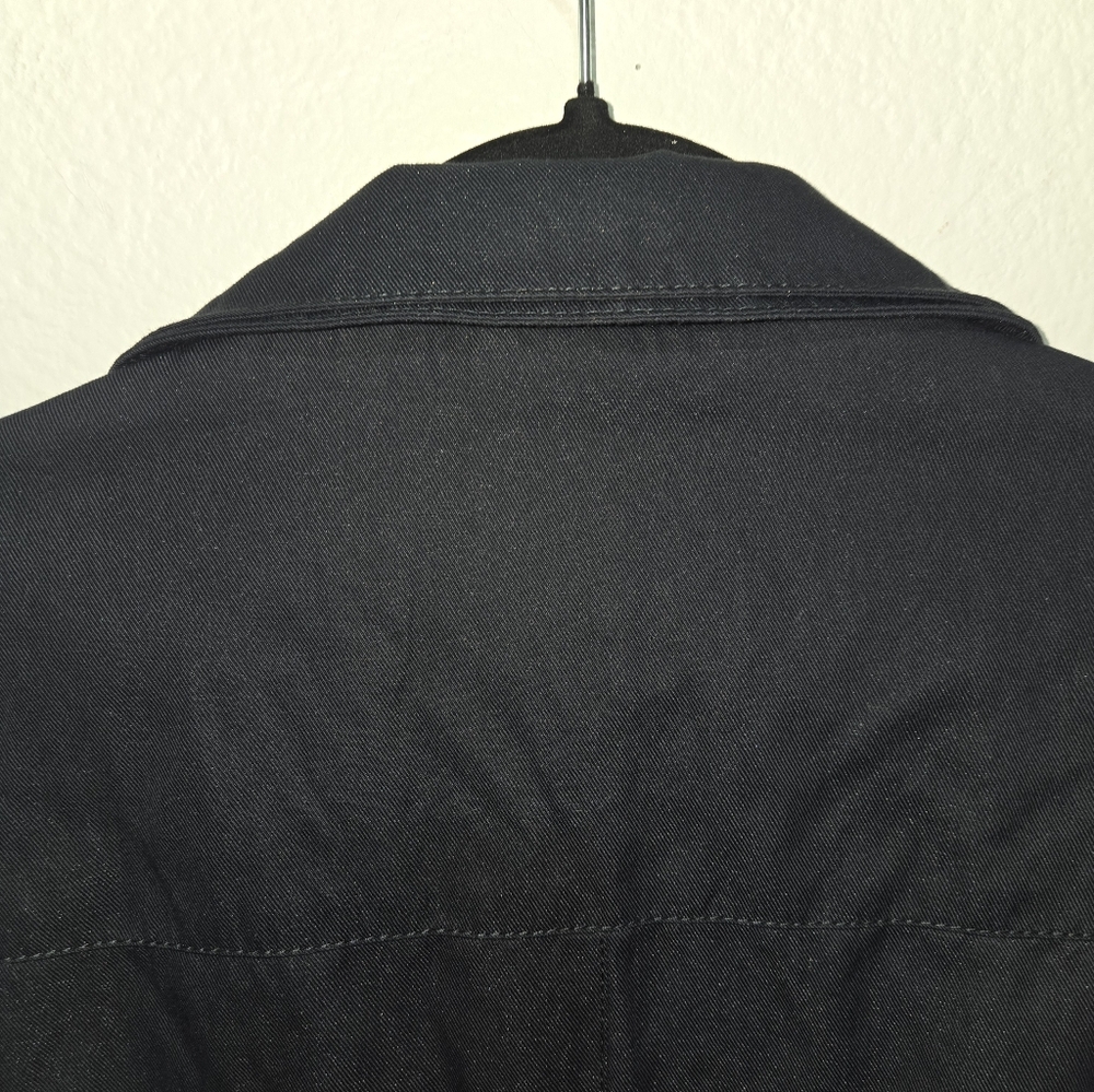 JOHN VARVATOS Mens Dark Navy Blue Utility Field Jacket Sz EU 52 / US 42 (Large) - Picture 6 of 16